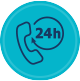 24/7 hours Emergency Icon